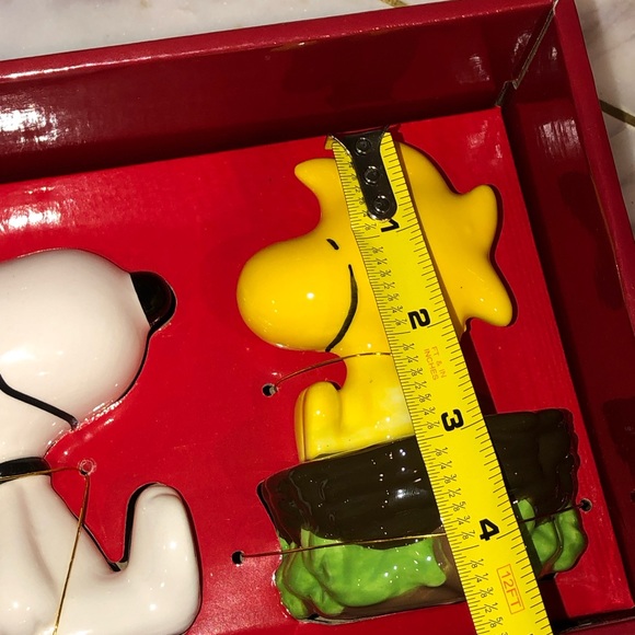 Peanuts Kitchen Nwtpeanuts Snoopy Woodstock Salt Pepper Shakers Set In Gift Box Poshmark